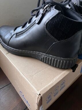 Clarks leather boots